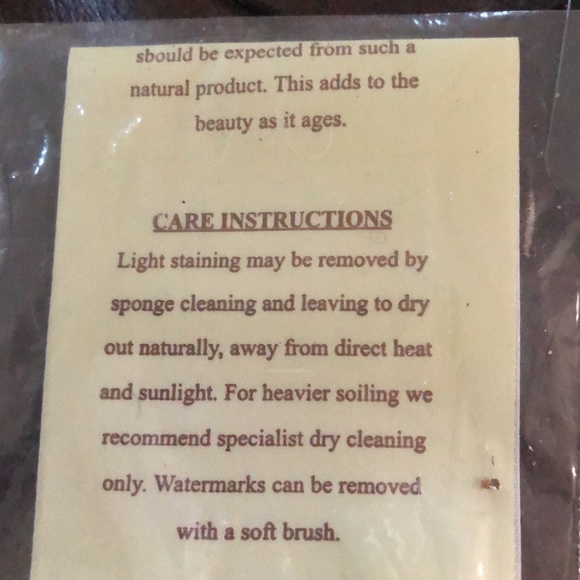 Celtic and CO suede biscuit cream wool MDF-664, Style KB-42, size 18 - Picture 8 of 8